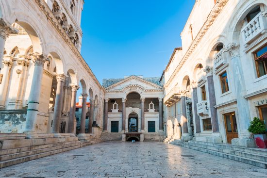 Diocletian's Palace in Split which dates back to the 4th century AD