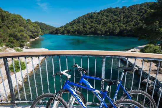 Hire a bike and ride through Mljet National Park