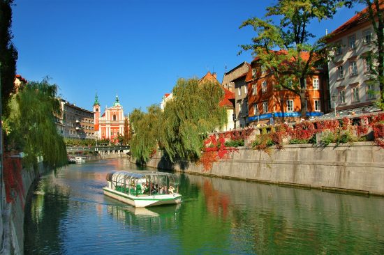 Tromostovje River, Ljubljana, Slovenia (credit: Dunja Wedam)