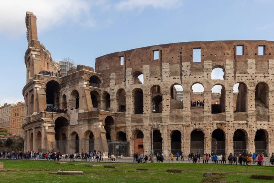The mighty Roman Colosseum, Rome Italy