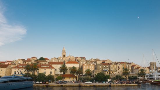 Korcula Town's beautiful skyline.